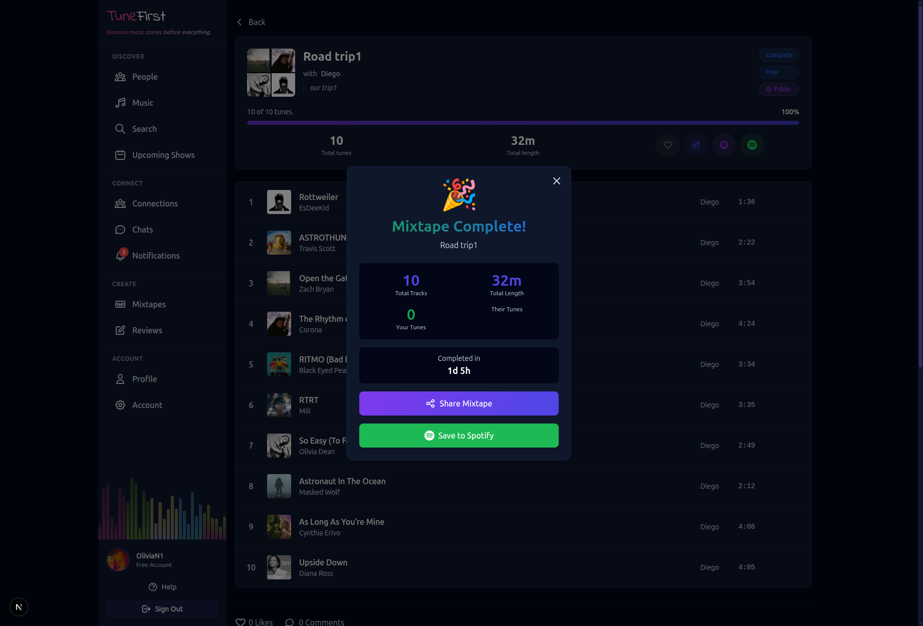 TuneFirst Collaborative Mixtape